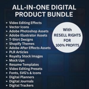 75M+ Digital Products Mega Bundle: PLR MRR, Ebooks, Templates