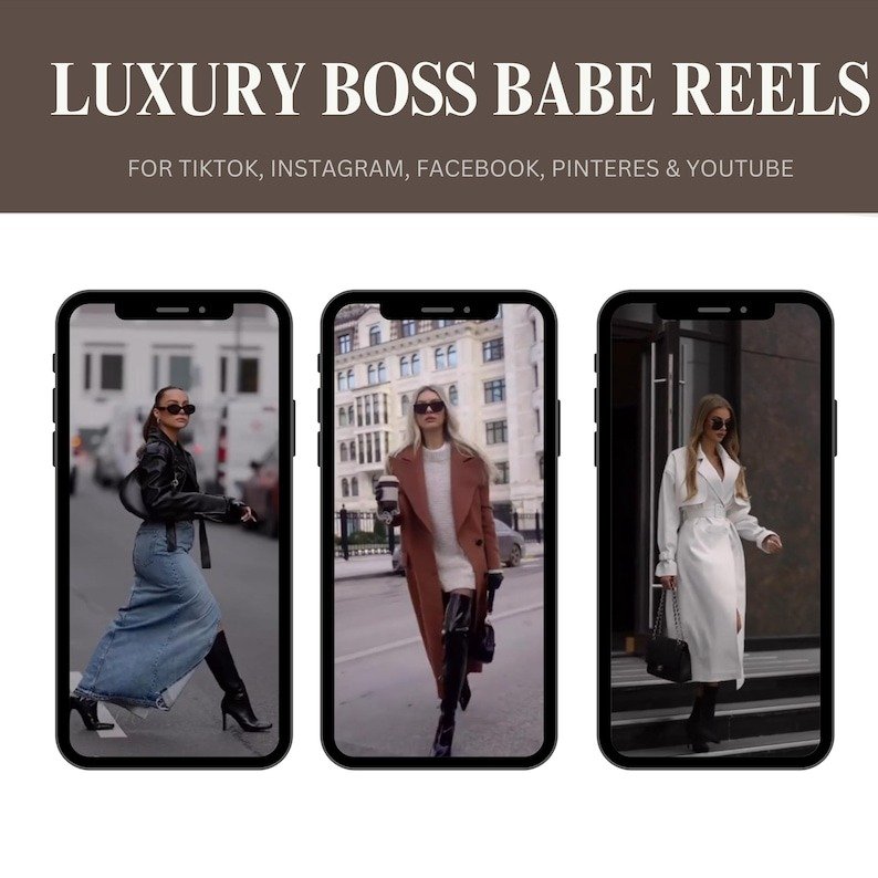 2000+ Luxury Aesthetic Boss Babe Reels Bundle, Faceless Marketing, Digital Marketing, Master Resell Rights, PLR Digital Products, MRR - Image 10