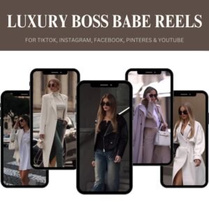 2000+ Luxury Aesthetic Boss Babe Reels Bundle, Faceless Marketing, Digital Marketing, Master Resell Rights, PLR Digital Products, MRR