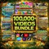 100,000+ Viral Reels Bundle PLR MRR, AI Animated Content, Viral reels, TikTok, Instagram, YouTube