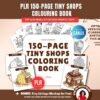 150-Page Tienditas Coloring Book PLR