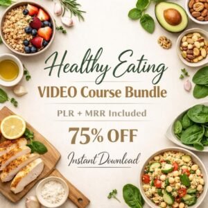 Healthy Eating Course Bundle PLR MRR