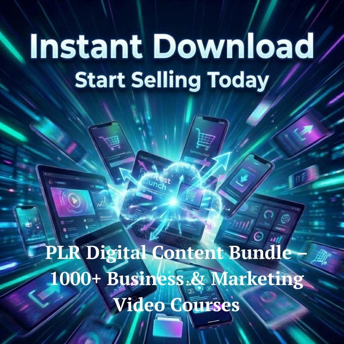 900+ Business Video Courses Bundle Online Training Library PLR MRR Resell Rights - Image 2