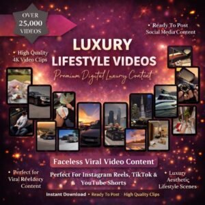 250,000+ Viral Reels Mega Bundle (PLR/MRR) | Faceless Reels Content | Instagram Reels, TikTok & YouTube Shorts
