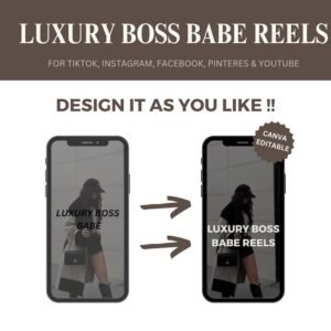 2000+ Luxury Aesthetic Boss Babe Reels Bundle, Faceless Marketing, Digital Marketing, Master Resell Rights, PLR Digital Products, MRR
