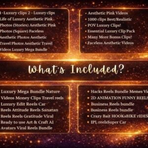 250,000+ Viral Reels Mega Bundle (PLR/MRR) | Faceless Reels Content | Instagram Reels, TikTok & YouTube Shorts