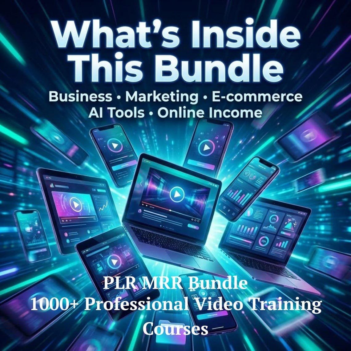 900+ Business Video Courses Bundle Online Training Library PLR MRR Resell Rights - Image 4