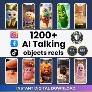 +1200 AI Talking Object Videos