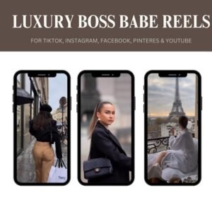 2000+ Luxury Aesthetic Boss Babe Reels Bundle, Faceless Marketing, Digital Marketing, Master Resell Rights, PLR Digital Products, MRR