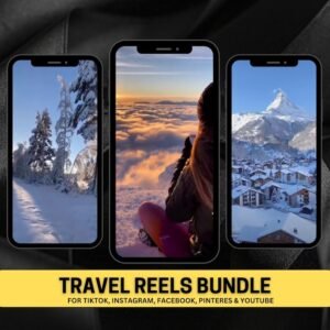 600+ Faceless Travel Reels Bundle