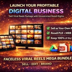 250,000+ Viral Reels Mega Bundle (PLR/MRR) | Faceless Reels Content | Instagram Reels, TikTok & YouTube Shorts