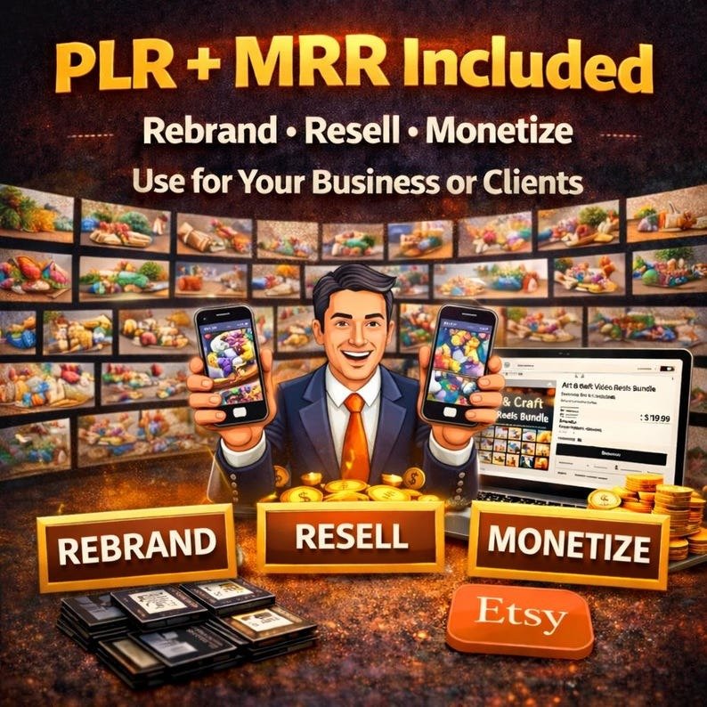 4000+ DIY Art & Craft Reels PLR MRR - Image 6