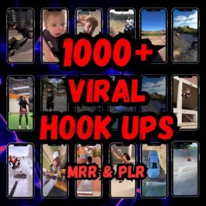 1000+ Viral Hook Videos Bundle, TikTok Reels, Shorts (PLR, MRR)